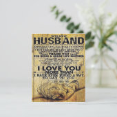 Invitation Mon mari cadeau d'anniversaire | Lettre Pour Mari (Debout devant)