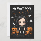 Invitation Mon premier Halloween Mon premier Boo (Devant)
