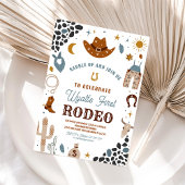 Invitation Mon premier Rodeo Cowboy Anniversaire Ranch Southw