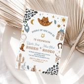 Invitation Mon premier Rodeo Joint Cowboy Southwestern Annive