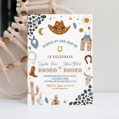 Invitation Mon premier Rodeo Joint Cowboy Southwestern Annive