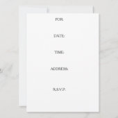 Invitation Mon régime se termine à Happy Hour ! (Dos)