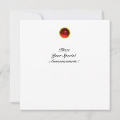 Invitation MON ruby  blanc (Dos)