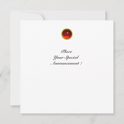 Invitation MON ruby blanc (Dos)