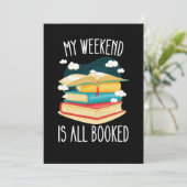 Invitation Mon Week-End Est Tous Les Amateurs De Livre Réserv (Debout devant)