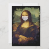 Invitation Mona Lisa Avec Masque (Devant)