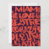 Invitation Mona Lisa Punk Art                                 (Dos)