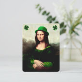 Invitation Mona Lisa Saint-Patrick Clover (Debout devant)