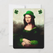Invitation Mona Lisa Saint-Patrick Clover (Devant)