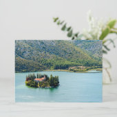 Invitation Monastère de Visovac à Krka NP - Croatie (Debout devant)