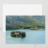 Invitation Monastère de Visovac à Krka NP - Croatie (Devant / Derrière)