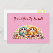 Invitation Monde de Daruma (Devant / Derrière)