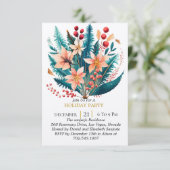 Invitation Monde Féérique d'Hiver à Personnaliser : Votre Inv (Debout devant)