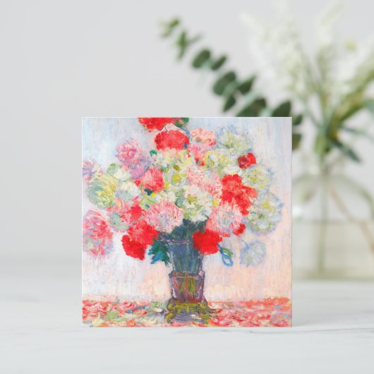 Invitation Monet Peonies (Debout devant)