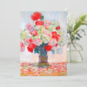 Invitation Monet Peonies (Debout devant)