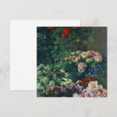 Invitation Monet Spring Flowers (Devant / Derrière)