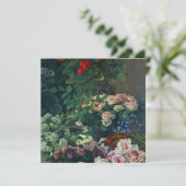 Invitation Monet Spring Flowers (Debout devant)