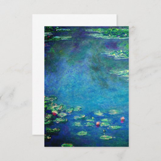 Invitation Monet Water Lilies 1906 (Devant / Derrière)
