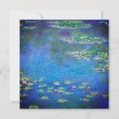 Invitation Monet Water Lilies 1906 (Devant)
