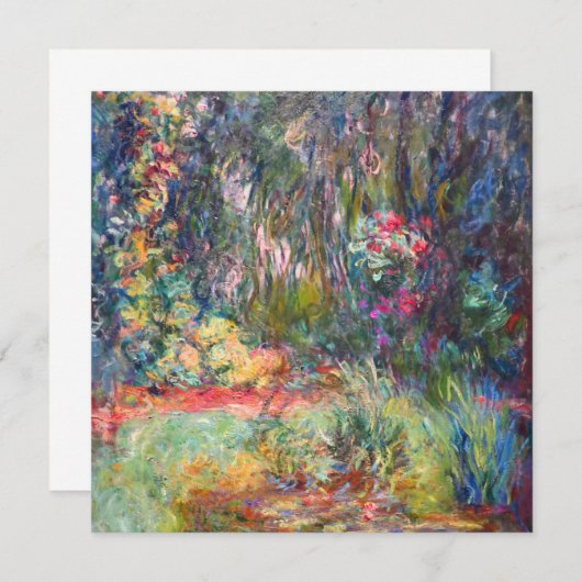 Invitation Monet Water Lily Pond (Devant / Derrière)