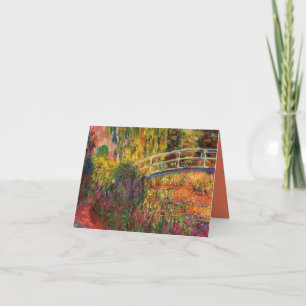 Invitation Monet Water Lily Pond et Water Irises