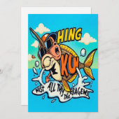 Invitation Monkee autour de l'aventure de pêche (Devant / Derrière)