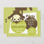 Invitation Monkey-Side-Down (Devant / Derrière)