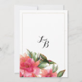 Invitation Monnaie corail rose blanc or parties scintillant f (Dos)