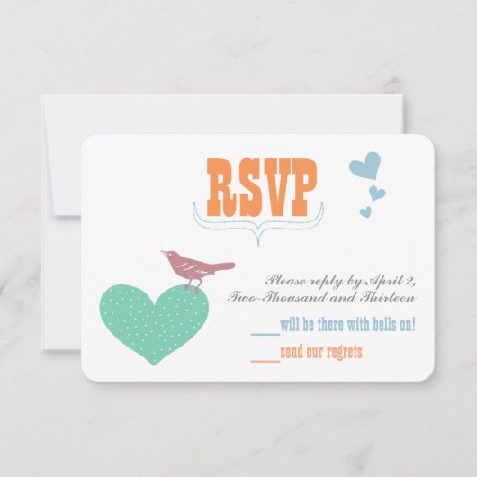 Invitation Monnaie de Corail Bleu Typographie Florale Mariage (Devant)