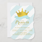 Invitation Monnaie et Gold Princess Anniversaire (Devant)