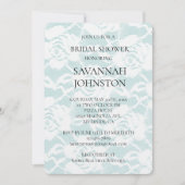 Invitation Monnaie romantique Roses blanches Fête des mariées (Devant)