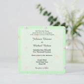 Invitation Monnaie Souhaite Dandelion Flowers Mariage (Debout devant)