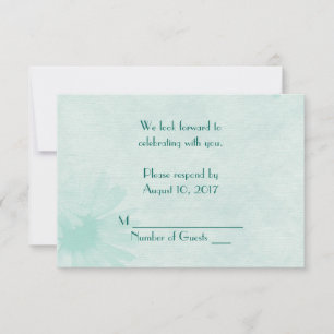 Invitation Monnaie verte douce RSVP