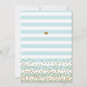 Invitation Monnaie verte Sweet sixteen or fête Anniversaire (Dos)