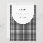 Invitation Monochrome Madras Classic Intemporel Plaid (Dos)