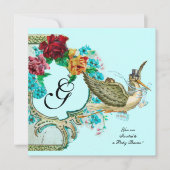 INVITATION MONOGRAM BABY SHOWER 3 (Devant)