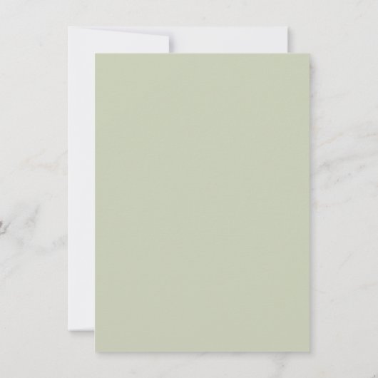 Invitation MONOGRAM ENREGISTRER LA DATE simple mignon brindil (Dos)