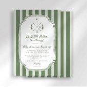 Invitation Monogram Little Putter on Way Golf Baby Shower