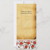 INVITATION MONOGRAMME AMOUR ÉTERNEL (Dos)