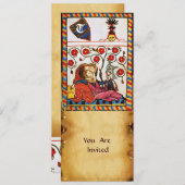 INVITATION MONOGRAMME AMOUR ÉTERNEL (Devant / Derrière)