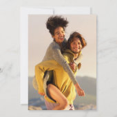 Invitation Monogramme Citrons Couples Mariages Douche Photo (Dos)