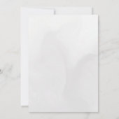 Invitation Monogramme classique dentelle or Mariage de crème (Dos)