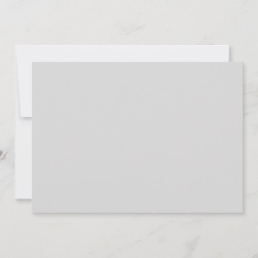 Invitation Monogramme classique moderne vertical en Mariage g (Dos)