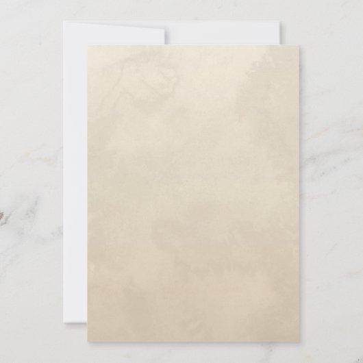 Invitation Monogramme d'automne Mariage minimaliste (Dos)