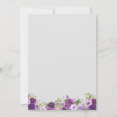 Invitation Monogramme de chasse aux incendies flor (Dos)