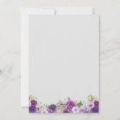 Invitation Monogramme de chasse aux incendies flor (Dos)