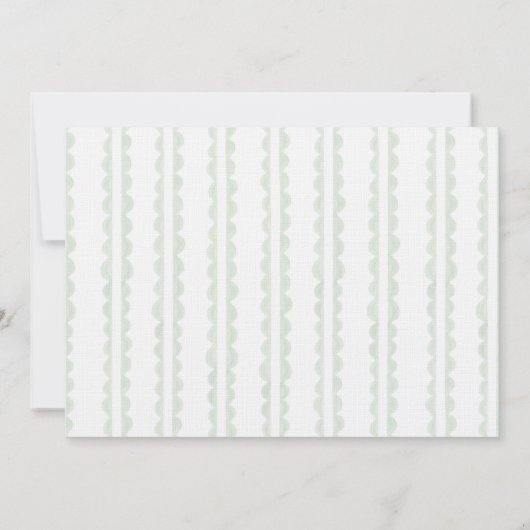 Invitation Monogramme de couronne de Noël du grand-millénaire (Dos)