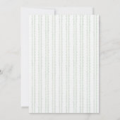 Invitation Monogramme de la couronne de Noël (Dos)