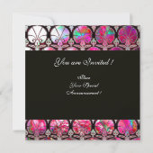 INVITATION MONOGRAMME DE LA MÈRE ROSE DES CARNATIONS DE DOMMA (Dos)