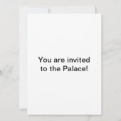 Invitation Monogramme de Marie Antoinette (Dos)